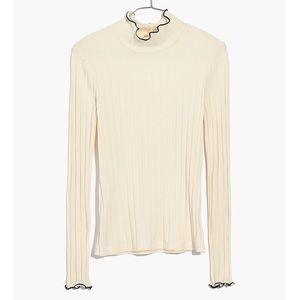 Madewell ribbed turtleneck top